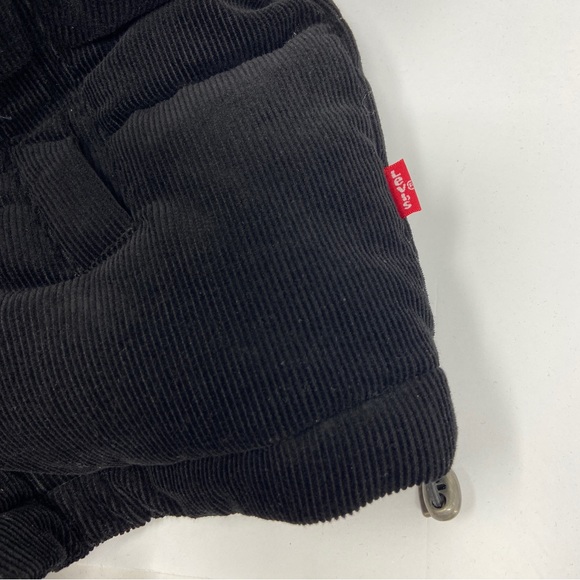 NWT LEVI'S Black Quilted Corduroy Puffer Jacket Size XL - Picture 8 of 9